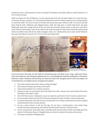 We loved devanand | PDF