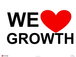 © StrataBridge 2014
WE
GROWTH
 