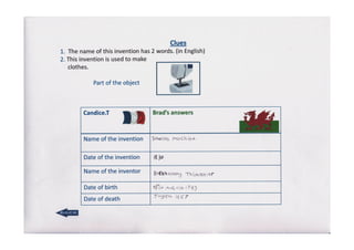 Welsh answers to french inventions | PDF