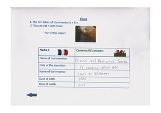 Welsh answers to french inventions | PDF