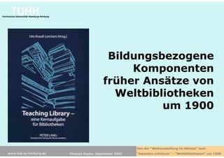 Weltbibliotheken um 1900