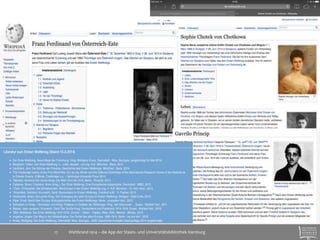 17 Weltbrand 1914 - die App der SUB Hamburg, U. Hagenah, 6.5.2014 
Weltbrand 1914 – die App der Staats- 17 und Universitätsbibliothek Hamburg 
 