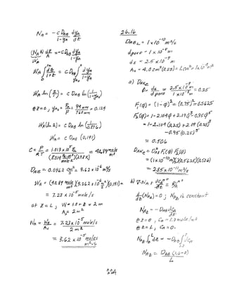Wtt(h ~J = c ()fJt3 1m C~)
JiI;.:. C Of1l3 (Od9!)
c:::: f.. .:: /1 ~1'3 X /05'~ :::: 4t1,/19m4
~I (l311 PrJ,.m')(;'9f1K) rn
mtJ/e·f::,.
~,~ =- O.09~2. ¥;::. fI,,). Yo 10'm%
WA :: (40, rf ~::: [/I, ~~ '2 xI~~~rJ.A0.lfJ) m
5'
=7, 23 ;( /0- ttltf/e Is
CAr z ~ L J Wd ~.r) +- t ::' ).. Y)'1
2.-
A;= :t WI
-S'
7,'Z]xlo mj/~/s
~ ml.
a) PrlKe _p ,
/J,r ds %' ~,5')( / [} 1-1
:-:. (), ~$-'
d ppre I -;<ftJ-i f1"l
if(cp):: (.,.:. cp) ~::::.. (o, 75)~~ oS" l5~
F;Ccf): /- :2.JtJ4cf +::<,p94>~ (j,95'C/5"'
=- /-,1".,/01 (O~)..S) r;J" ~r (0,:;.5/
-~. 96'(0,:2.5):5'
:... (J,5t)(P
OIlKe~ O;B 1[(4) lictp)
-:: (I x/O-(()Yl;X)(O.~b~(arrt;J,)
-::- :;'.$5")< /0 -IINJ7s
6) V. Iv'It f ac.j' ~ f)/71 ~
.:&:£ - 7A
1i(~e) ~ OJ !lire: IS. C()rJ'J'J~p( f·
tlltb::::" OAf; (1,0 - tJ)
L.
 