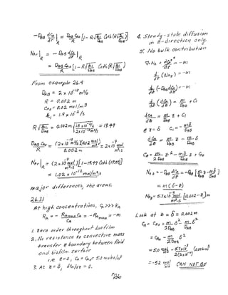 hCJWJ eXQfflcP/e 2~,1
h -If) '1j
41A13 =- ~)< / /J. fJ17S
f( .:;:. (/, (JtJd.. m
II '3
CfttJ'::- ~,":l. m~ m
k,::: /.9'f. /ti:l. /5
R(F:t :;:. o.O~~YrJ /,q ~M-:J.~ . == 11.1'9
01'18 :J..'I.. IO-IOm:2/s
:16,,31 '
fir high cOl")cel1 t,.o hb;n,) GA .»> k'r-r
RA :;: - t<AY'r1O-X eli ==.- ~ ;;:: - rn
Cft mCl.)'.
/. let/'() tJrJer fA Yell/fh o" I hIt) fI'lm
:<,,!Va }"teSIS /anc'.:£ It, cpnvee.f;ve mass
-frans/er" @ 6oundaf'j j,e/-weel'? !lui!
t.:lnd b"/tJfi/n ) :>p{riace
I,e. if~O) eft':: C'l+o': $;p M.:JJN!rJ):if
~. lit 2'::~) dCIl /d1:::::' O.
4. SfeaJ3 -sfafe d,/fu5/~n
In i3-- dJ reeflOtl onl;!"
s: Nt) bw /1< l2onfy'/ btJ hbr1
4.fa ;: P1- 1: - J12.- t5
Jt;- "ile OA6
C~::: 121- ~:2. -~ ~ ~ f' LIlt!'
:2. 1I~6 ,*,8
~ l- ~ - 0lte ~ :::. ";'Q,~ I!!1- c--f!J} ]
cI 't' P,f6 [J~t3
:::: W1 ( c5' - c-)
Nfl};-::: fi,7x/i:moL ~,dtJ.:l-lJm
m3~5 .
 