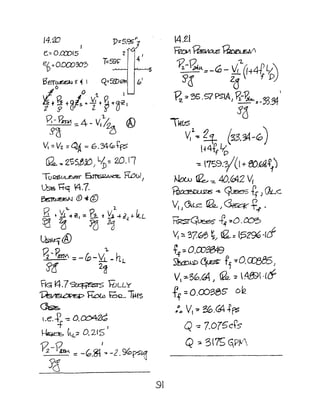 14.~
J
Eo:; O.QX)(5
e£.,.o.OCO~
gf5f~ s ~ I Qz~t;~ tof
, ,-/ 0 1. I
~+~+~t· i"~T~~1
~- P,tJ:Vl ~ 4 - V~ trl
SCi '2(3 tY
VIz V1 =~ = G_;4Cot~
Ck1. ~ ZS~8~) L~=ZO.ll
TuQ6ULbVr ~ HotJ/
J3~ H~ 4.7.
~6)-t<f)
K v,'t.. f) 1-
Sd •~ +i!," ~ t ~ -tz?,l-kL
~~
~ ..R 1-
~i=-lO-~-hL
rIG ~.7~ HJLL~
~~~T~$
~
.e.~ -:: O. et:>42~
~~ kL:? O.2{S1
~-v J
2 ~ = -0.81 ~ -2. %~~
J<:!
91
1«5
V,I.." ~ (J,3.?A-G)
1.f4t, ~
"% (759.3/(( + eo.~.v1)
~ ~-z 4DJ <C42 V't
~ --t. ~ if)OLe
VI }~u::: ~) C?~ ~-f -
~G~ -f.v :O.~
~ ~ 37.~ ~/ ~z (;52% ·f(f
t1?::o.ro3e49
SkDw ~ t1"20,<XB8.5J
V, :%-3£0.~ J ~:z  4B9( ·(rf
t1 :;:0.00385 D~
:D VI? %.GA ~~
Q -:z 7.0T5cfs
Q ~ 3(7S ~P)/
 