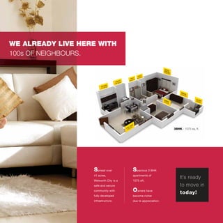 Ready to Move Flats in Yelahanka | Provident Welworth City | Flats for Sale in Yelahanka