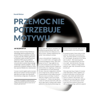 Jak się deportuje
Zacznijmy od historii Ciomy Schönhausa,
żydowskiego fałszerza paszportów, który
przeżył III Rzeszę w pod...