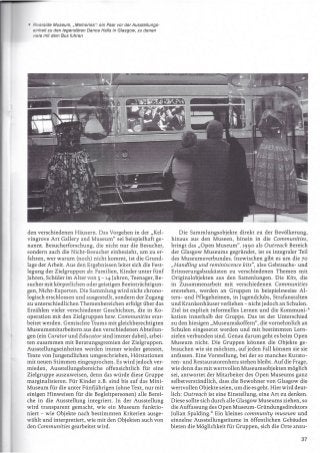 Wem gehören eigentlich die Museen? "Public Engagement" - Ein Blick nach Schottland