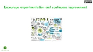 Encourage experimentation and continuous improvement
 