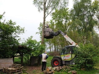 We maken een ooievaarsnest