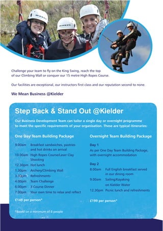 We mean business @kielder