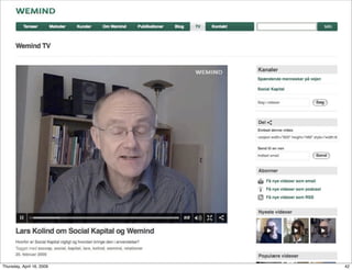 Social Kapital og Social Software