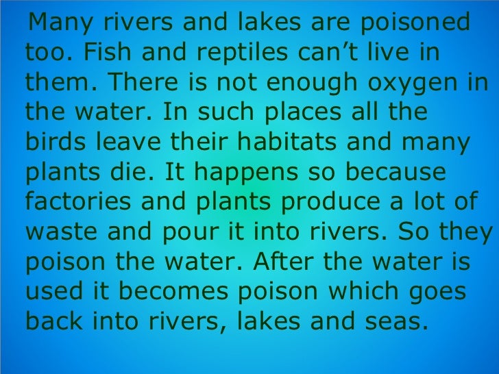 We Must Take Care Of Nature