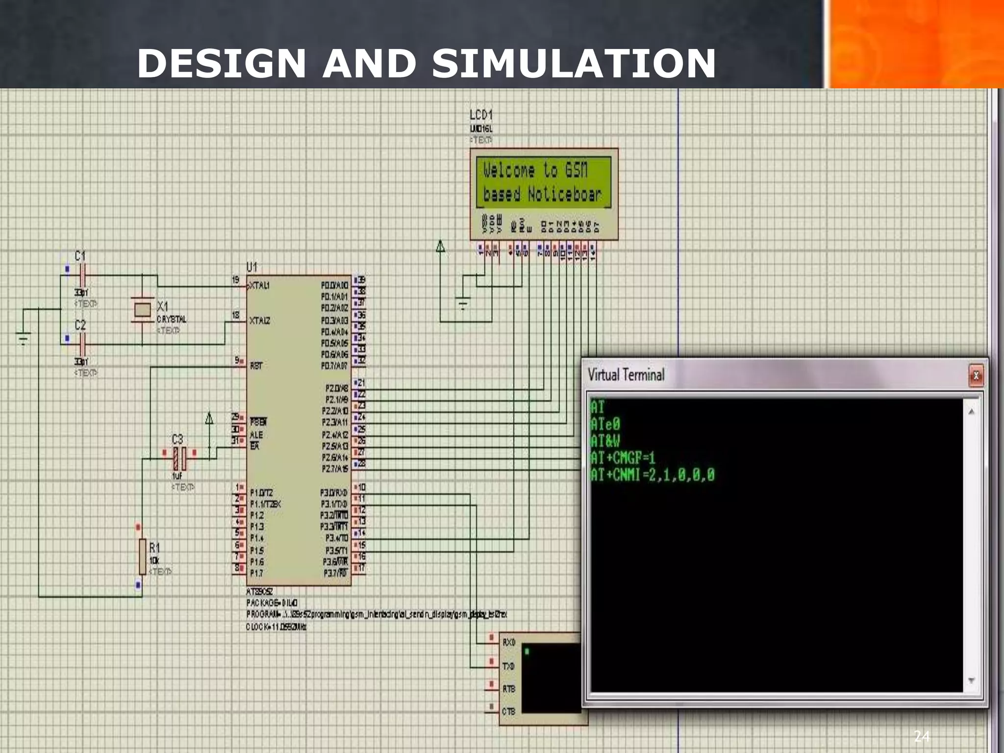 DESIGN AND SIMULATION
24
 