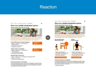 Reaction
vs.
 