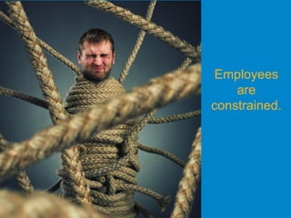 Employees
are
constrained.
 