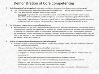 My Blog at Mather Nature Marketinghttp://wendellhall.wordpress.comCPG Marketing Professional BioNATURAL KNOWLEDGE, LLC	  2007 to PresentManaging Director (Marketing and General Management Consultant ) – Consultant using extensive strategic expertise to fill client’s marketing and general management needs.  ConAgra Foods:  Senior Marketing Manager (Director level organizationally)        1995 to 2007Years of success in marketing, branding, new product development and product & channel management that achieved business growth objectives 10 out of 12 years at ConAgra. 