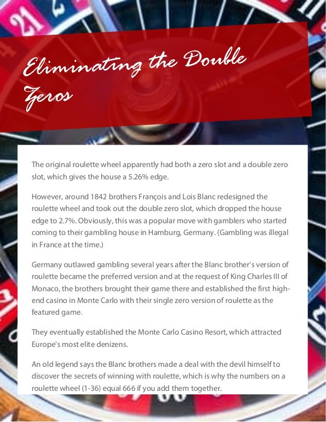 Wendover Resorts and Casinos Present A Short History of Roulette