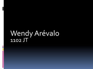 Wendy Arévalo
1102 JT
 