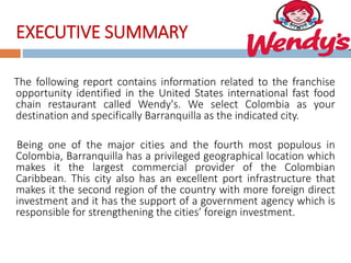 working at wendy's summary