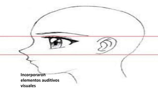 Incorporaron 
elementos auditivos 
visuales 
 