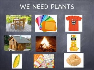 WE NEED PLANTS

 