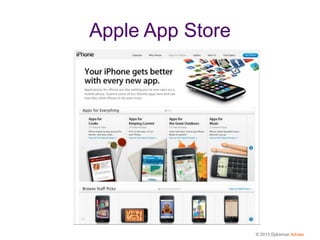 Apple App Store




                  © 2013 Djiksman Advies
 