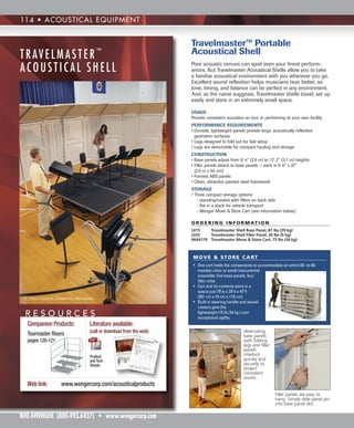 Wenger Acoustical Equipment | PDF