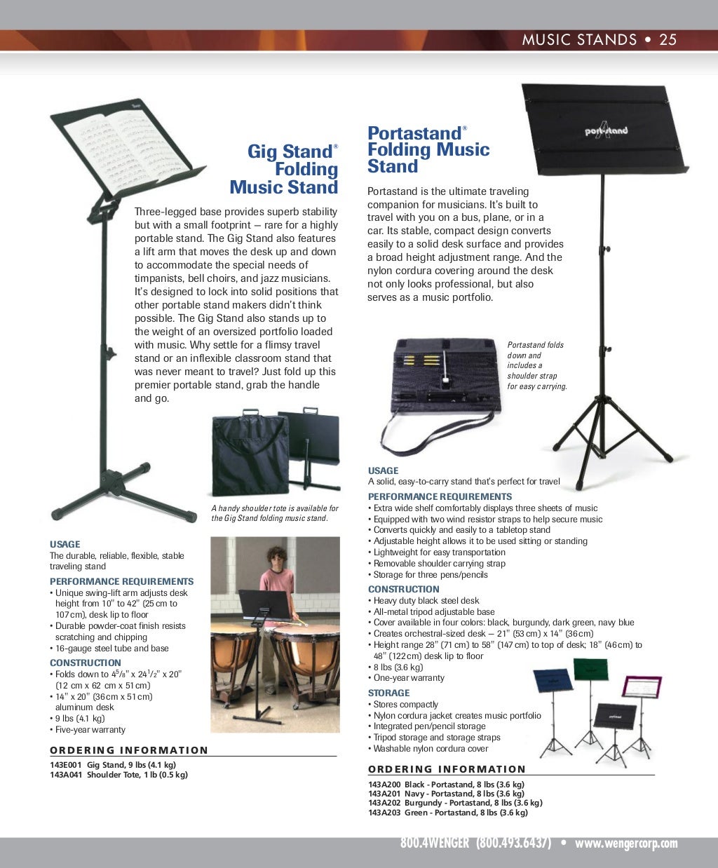 Wenger Music Stands