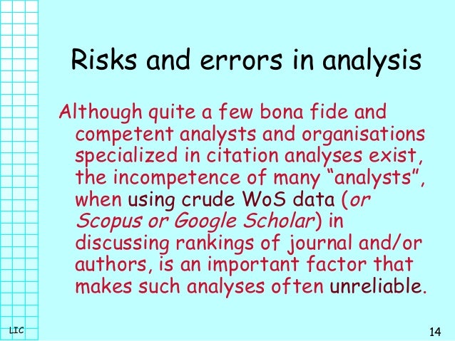 Wenner Gren Citation Non Sense Reedijk