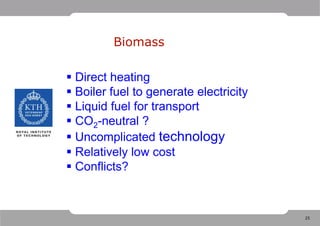 13.02, Wennersten — Lecture on global perspectives on energy