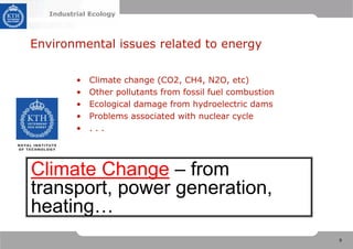 13.02, Wennersten — Lecture on global perspectives on energy