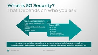 5G Security Briefing | PDF