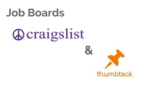 Job Boards
&
 