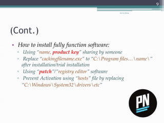 Introduction, Installation Operating System and Application | PPTX