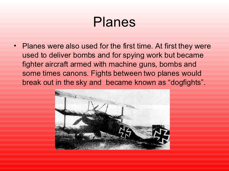 Wepons Of World War 1