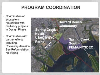 Army Corps of Engineers Report on Restoration Planning in Jamaica bay Slide 15
