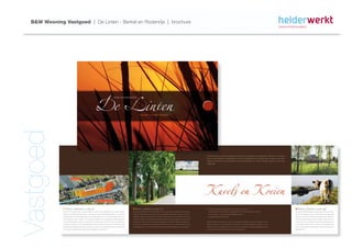 B&W Wooning Vastgoed | De Linten - Berkel en Rodenrijs | brochure



Vastgoed
 