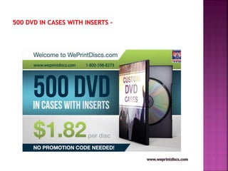 Know more about Weprintdiscs