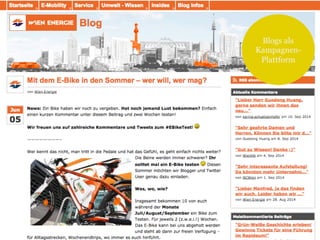 25 
Blogs als 
Kampagnen- 
Plattform 
 