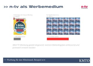 TV Werbung für den Mittelstand