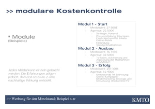 TV Werbung für den Mittelstand