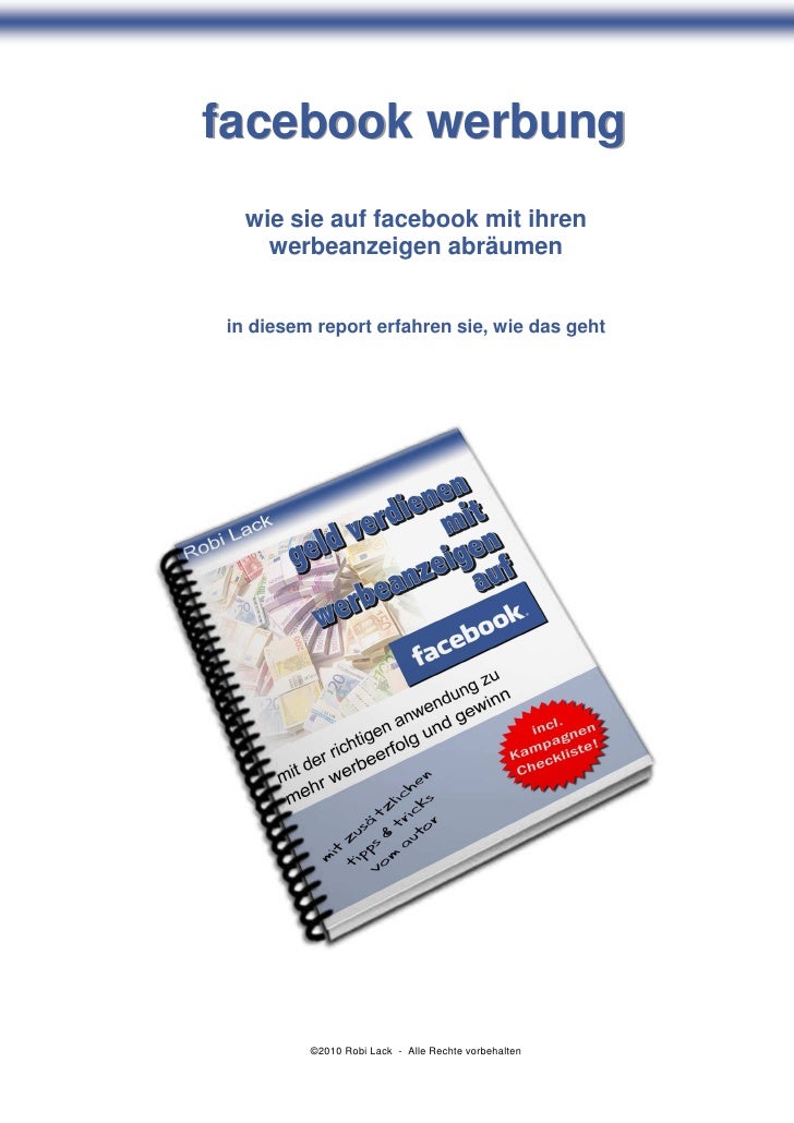 Werbung Mit Facebook Werbung Mit Facebook