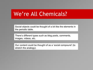 We’re All Chemicals