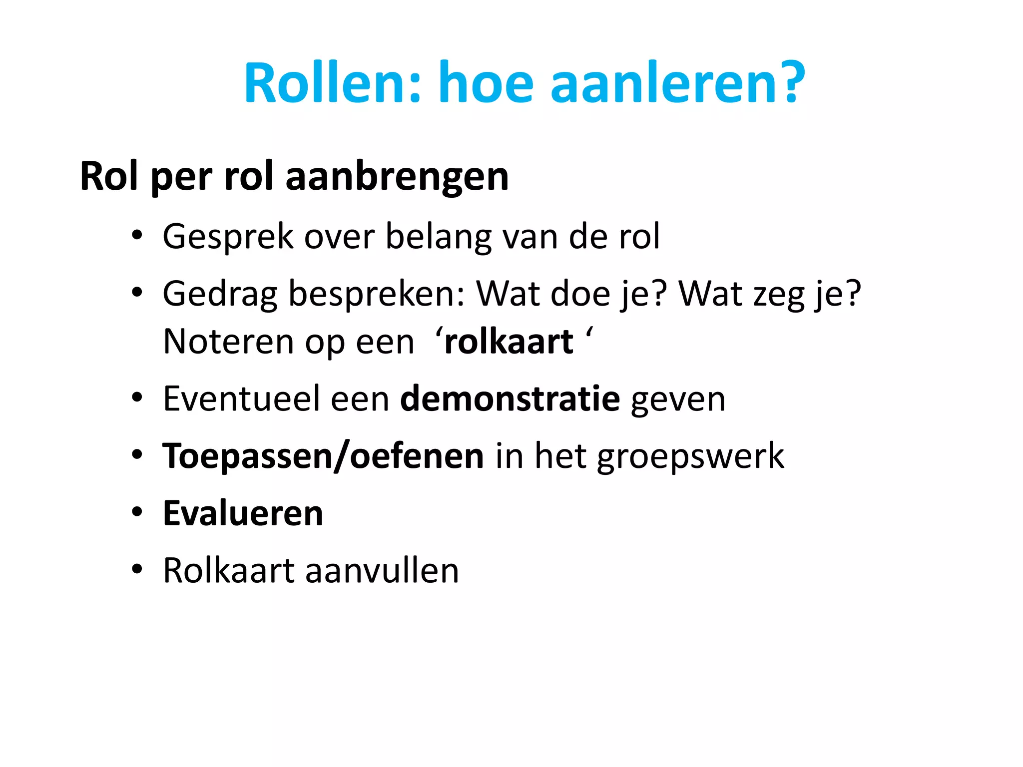 Rolverdeling Grappig Werken met rollen of taakverdeling | PPTX | Roleplaying Games | Games ...