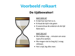 Qua Rolverdeling Werken met rollen of taakverdeling | PPTX