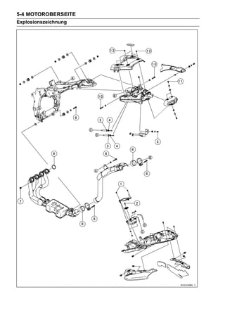 5-4 MOTOROBERSEITE
Explosionszeichnung
 