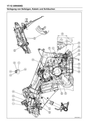17-12 ANHANG
Verlegung von Seilzügen, Kabeln und Schläuchen
 
