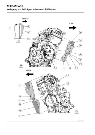 17-22 ANHANG
Verlegung von Seilzügen, Kabeln und Schläuchen
 