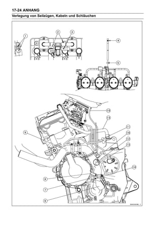 17-24 ANHANG
Verlegung von Seilzügen, Kabeln und Schläuchen
 